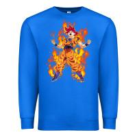 True Royal goku super sayan Premium Sweatshirt - artisFamous