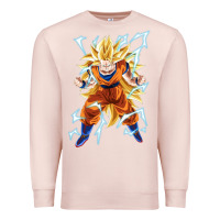 Pale Pink super saiyan Premium Sweatshirt - artisFamous