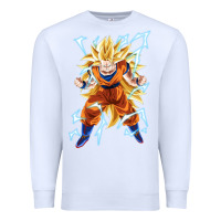 White super saiyan Premium Sweatshirt - artisFamous