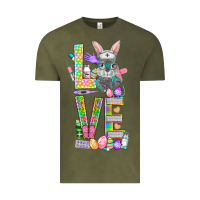 Vintage Olive Love Easter Nurse Vintage Tee - BundleAndBundleShop