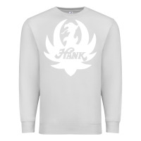 Dove Grey white and black hank art Premium Sweatshirt - artisFamous