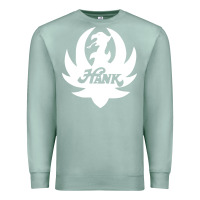 Seafoam white and black hank art Premium Sweatshirt - artisFamous