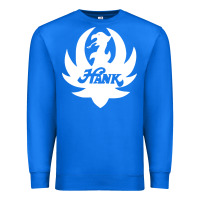 True Royal white and black hank art Premium Sweatshirt - artisFamous