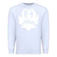 White white and black hank art Premium Sweatshirt - artisFamous