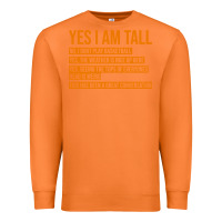 Carrot yes i am tall Premium Sweatshirt - artisFamous