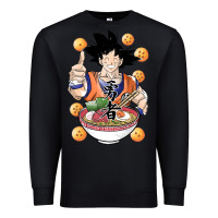 Black Saiyan Ramen Premium Sweatshirt - artisFamous