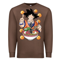 Chestnut Saiyan Ramen Premium Sweatshirt - artisFamous