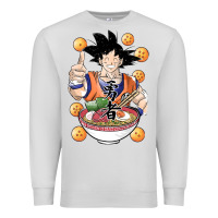 Dove Grey Saiyan Ramen Premium Sweatshirt - artisFamous