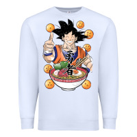 White Saiyan Ramen Premium Sweatshirt - artisFamous