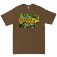 Cacao Loads of luck School bus Premium Tee - CowGirlArtShop