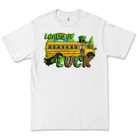 White Loads of luck School bus Premium Tee - CowGirlArtShop