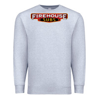 Heather Grey firehouse subs Premium Sweatshirt - artisFamous