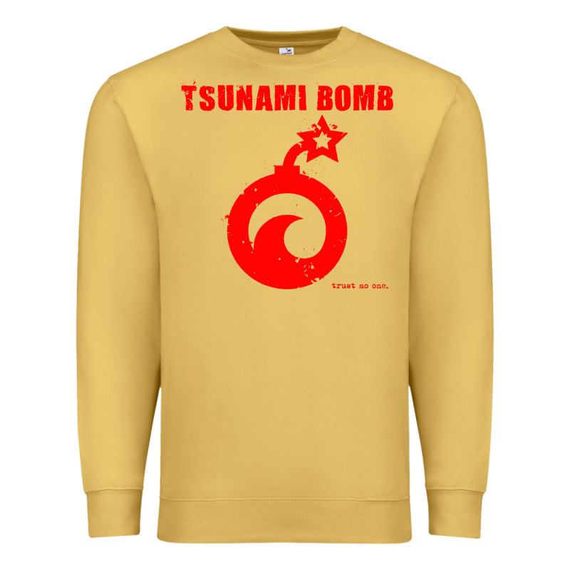 Tsunami Bomb Trust No One Premium Sweatshirt by artisFamous | Teevron