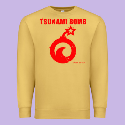Tsunami Bomb Trust No One Premium Sweatshirt Designed By Artisfamous