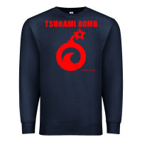 Navy tsunami bomb trust no one Premium Sweatshirt - artisFamous