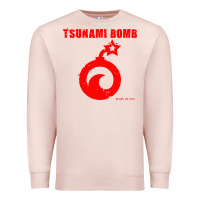 Pale Pink tsunami bomb trust no one Premium Sweatshirt - artisFamous
