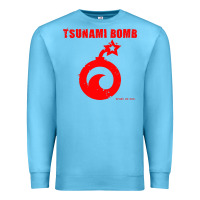 Ocean Blue tsunami bomb trust no one Premium Sweatshirt - artisFamous