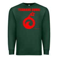 Sports Green tsunami bomb trust no one Premium Sweatshirt - artisFamous