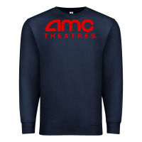 Navy cinema amc theaters merch Premium Sweatshirt - artisFamous