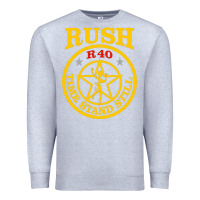 Heather Grey rush R40 Premium Sweatshirt - artisFamous