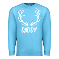 Ocean Blue Daddy Deer Premium Sweatshirt - artisFamous