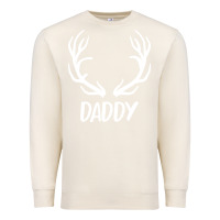 Sandshell Daddy Deer Premium Sweatshirt - artisFamous