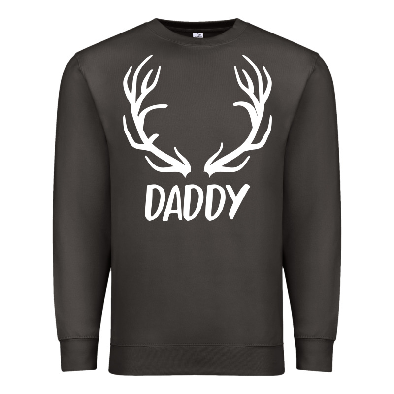 Daddy Deer Premium Sweatshirt by artisFamous | Teevron