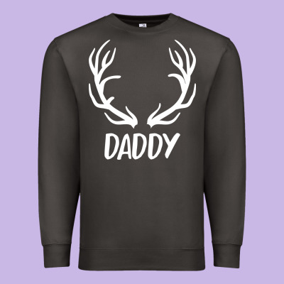 Daddy Deer Premium Sweatshirt Designed By Artisfamous