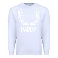 White Daddy Deer Premium Sweatshirt - artisFamous