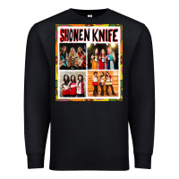 Black Shonen knife Premium Sweatshirt - artisFamous