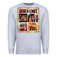Heather Grey Shonen knife Premium Sweatshirt - artisFamous