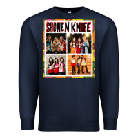 Navy Shonen knife Premium Sweatshirt - artisFamous