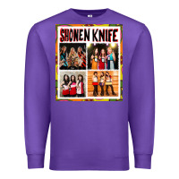 Purple Shonen knife Premium Sweatshirt - artisFamous