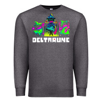 Charcoal Heather Deltarune Premium Sweatshirt - artisFamous