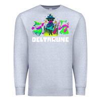 Heather Grey Deltarune Premium Sweatshirt - artisFamous