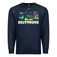 Navy Deltarune Premium Sweatshirt - artisFamous
