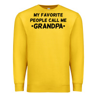 Lemon my favorite people call me grandpa black Premium Sweatshirt - artisFamous