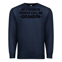 Navy my favorite people call me grandpa black Premium Sweatshirt - artisFamous