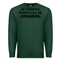 Sports Green my favorite people call me grandpa black Premium Sweatshirt - artisFamous