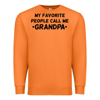 My Favorite People Call Me Grandpa Black Premium Sweatshirt | Teevron