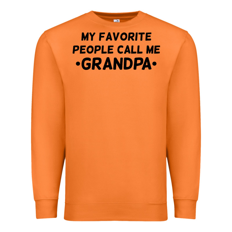My Favorite People Call Me Grandpa Black Premium Sweatshirt by artisFamous | Teevron