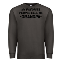 Smoke my favorite people call me grandpa black Premium Sweatshirt - artisFamous