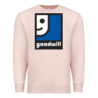 Pale Pink Goodwill Premium Sweatshirt - artisFamous