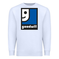 White Goodwill Premium Sweatshirt - artisFamous