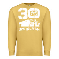 Antique Gold 30 years of diy 924 gilman streets Premium Sweatshirt - artisFamous