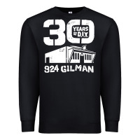 Black 30 years of diy 924 gilman streets Premium Sweatshirt - artisFamous