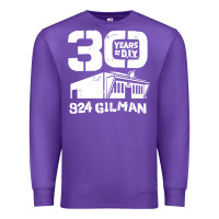 Purple 30 years of diy 924 gilman streets Premium Sweatshirt - artisFamous