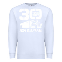 White 30 years of diy 924 gilman streets Premium Sweatshirt - artisFamous