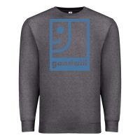 Charcoal Heather GOODWILL Premium Sweatshirt - artisFamous