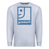Heather Grey GOODWILL Premium Sweatshirt - artisFamous